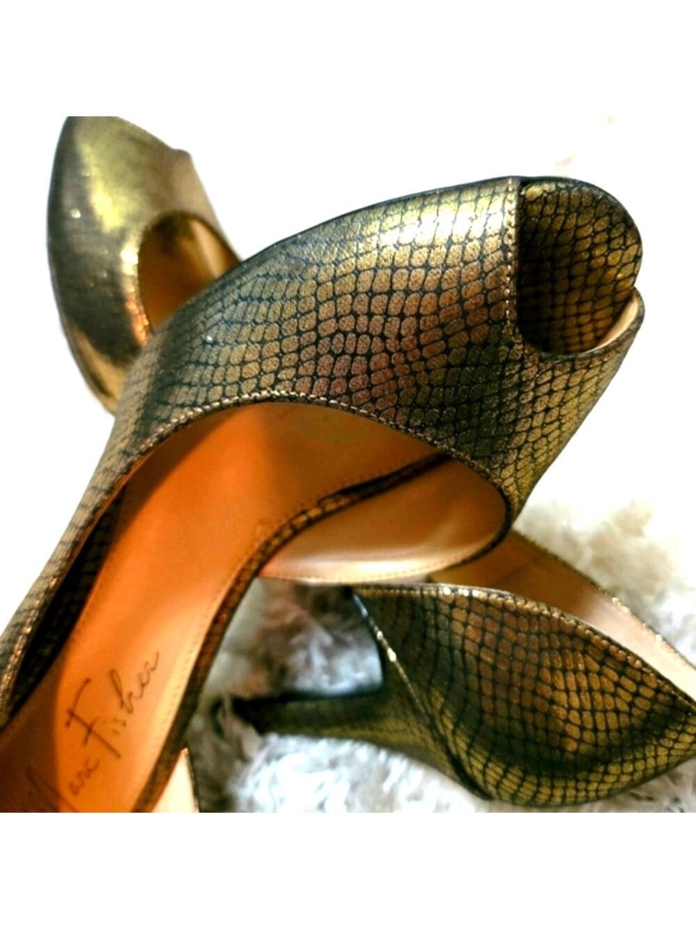Marc Fisher Peep-Toe Festive Pumps Heels Size 8.5 M